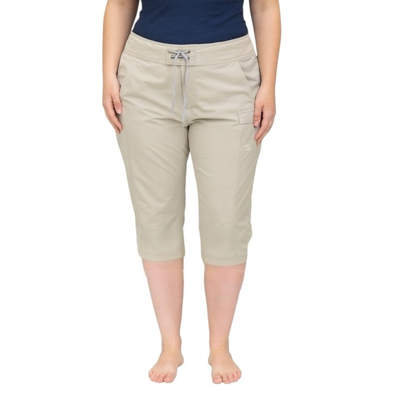 The North Face Pants - The North Face Cropped Pants Size 14 Light Beige Crops Neutral